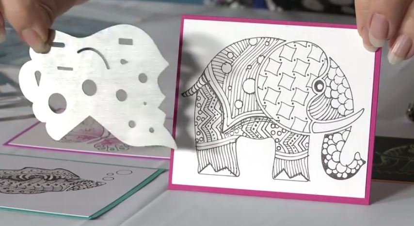 Tip of the Day: Doodling with metal stencils from Stampendous – Stamp &  Scrapbook EXPO